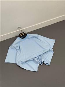 تیشرت مردانه ساده ZARA آبی روشن کد 217669