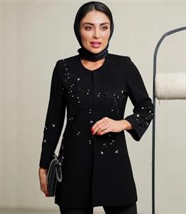 کت سنگ‌دوزی زنانه کد 539 - مانتو بلوط