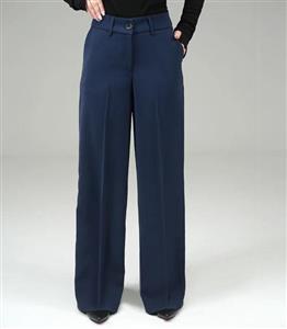 شلوار کرپ نیم بگ کد 950 - مانتو بلوط