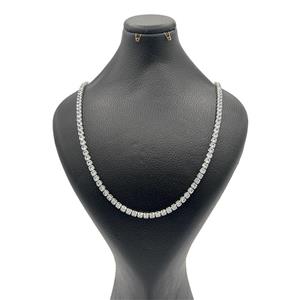 گردنبند فول نگین مدل تنیسی ریز - فروشگاه اکسسوری فرنیو گالری