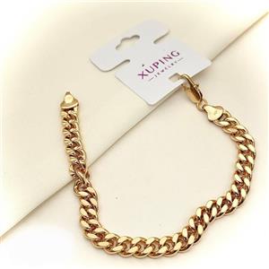 دستبند کارتیر تراش خورده ژوپینگ اصل مشابه طلا کد ۱۰۰۱۳۱