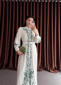 پیراهن زنانه ساحلی گلدوزی ترک woman dress