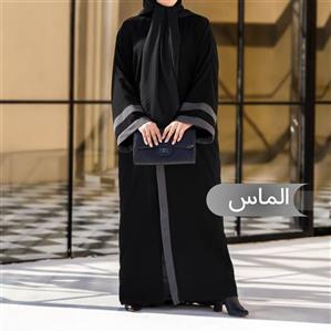 مانتو عبایی زنانه الماس مشکی ارسال رایگان مزون دوز و مجلسی بلند و مشکی آماده سازی 7 روزه