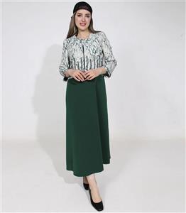 کت و سارافون ژاکارد کد551 - مانتو بلوط