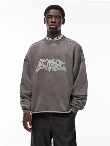 دورس باکسی رنگ قهوه ای سنگشور برند پول اند بیر PULL&BEAR