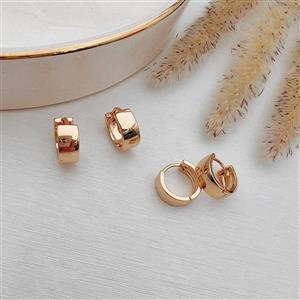 گوشواره هاگی حلقه‌ای پهن ژوپینگ کد 402