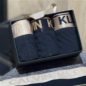 شورت نیم‌پا مردانه Calvin Klein پک ۳ عددی کد ۰۱۰ | پنبه‌ای اسپندکس ترک