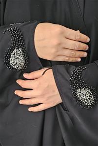 چادر مشکی عربی جواهردوزی طرح طهورا با ارسال رایگان (آماده سازی 7 روزه)