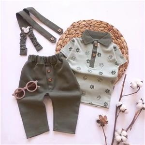 تیشرت شلوار نوزادی پسرانه ست پسرانه