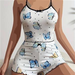 ست تاپ و شورتک کبریتی ریژان Rijan مدل پروانه کد 4031206