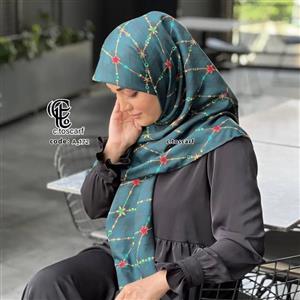 روسری طرح جواهر نخ کاستوم سیتو قواره بزرگ 140 سانتیمتر چرخدوز