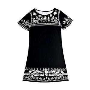 پیراهن یقه گرد زنانه شین مدل سیما