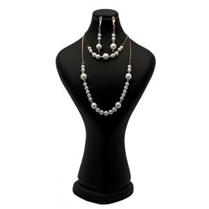 نیم ست زنانه مدل مروارید گرد کد GS0055