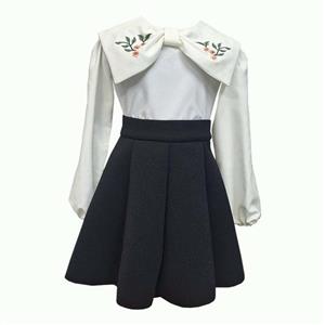 ست بلوز و دامن دخترانه مدل مهمانی گلدوزی