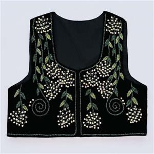 جلیقه رسمی زنانه مدل سخمه جواهردوزی کد 415