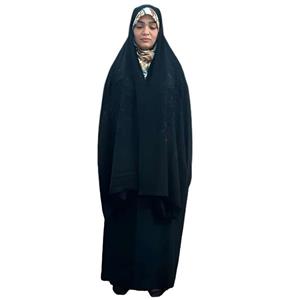 چادر قجری حجاب رسان مدل گلدوزی ابریشم حجاب کره