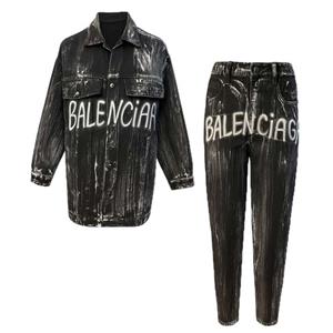 مانتو و شلوار زنانه مدل جین 001