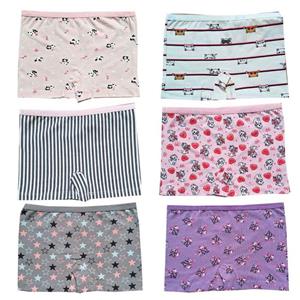 شورت پادار دخترانه مدل نخی ضد حساسیت مجموعه 6 عددی