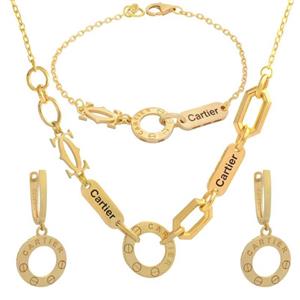نیم ست طلا 18 عیار زنانه طلای مستجابی مدل کارتیر آهو 2172 کد 53214