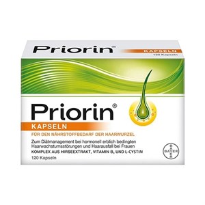 کپسول ضد ریزش مو Bayer Priorin ورق 30 عددی