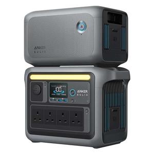 پاور استیشن 1800 وات انکر مدل SOLIX C1000 ظرفیت ۳۳۰۰۰۰ میلی‌آمپر ساعت به همراه باتری