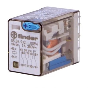 رله 48vDC چهار کنتاکت 7 آمپر فیندر مدل 55.34.9.048.0094
