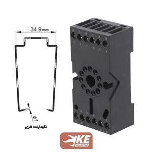 پایه رله سه کنتاکت مخصوص رله‌های سری HF10F-3Z هونگفا مدل 10FF-3Z-C4-H1