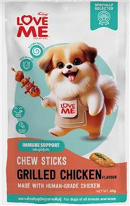 تشویقی سگ لاومی با طعم مرغ گریل شده CHEW STICKS GRILLED CHICKEN