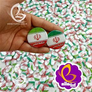 پیکسل پرمانه طرح پرچم ایران اتحادملی کد 21 (عمده)