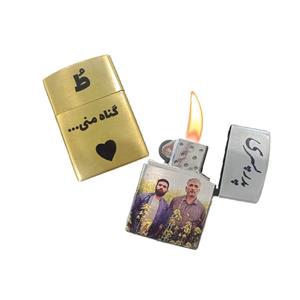 فندک طرح زیپو چاپ طرح شخصی
