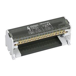 ترمینال توزیع دو هادی 80 آمپر 18 پیچ tbloc مدل TDB2x18-80A
