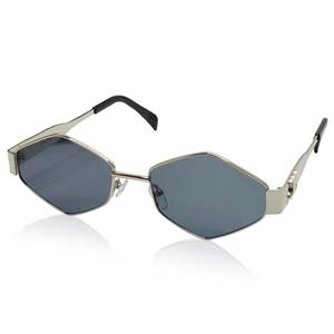 عینک آفتابی چند ضلعی لوزی سلین celine فلزی مارک دار کیفیت مستر uv400 کد 3291