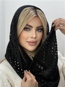 شال قلاب بافی پاییزه