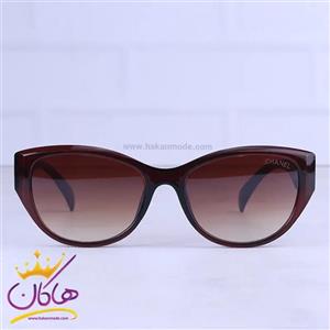 عینک آفتابی شنل زنانه فریم گربه ای کرمی 9704/5