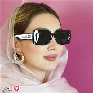 عینک افتابی زنانه طرح کریستین دیور مشکی کد 24