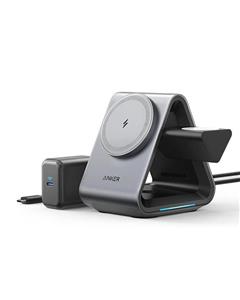شارژر بی سیم 3 در 1 انکر Anker 737 MagGo Charger 3 in 1 B2599