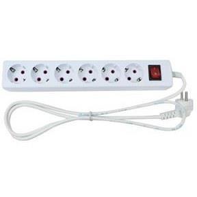 پریز 6 خانه 1.8 متری ارت داردار -پشت چینی فردان