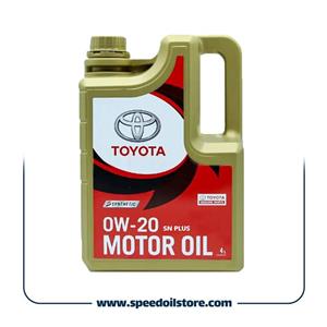 روغن موتور تویوتا مدل TOYOTA 0W-20 SN PLUS چهار لیتری