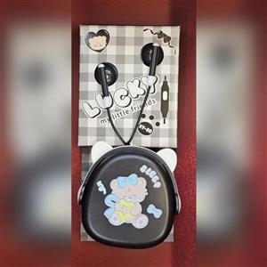 هندزفری عروسکی کیف دار xy-80lucky happy سگ