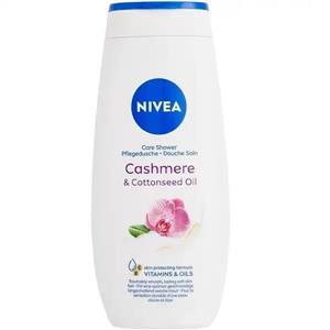 شاور ژل (شامپو بدن) نیوا حاوی روغن دانه‌ پنبه مدل کشمیر 250 میل Nivea Cashmere & Cotton Seed Oil Shower Gel
