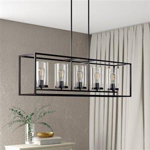 لوستر کانتری مدرن K101 با 5 شعله