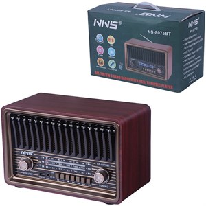 رادیو اسپیکر بلوتوثی ان ان اس NS-8075BTریموت کنترل