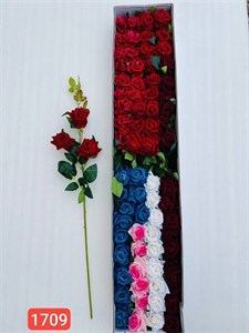 شاخه رز وارداتی ۳ گل (جعبه 24تایی )