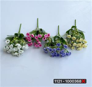 گل رز فندقی شکوفه دار رنگی( پک ۱۲ عددی)