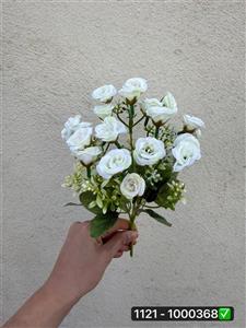 گل رز فندقی شکوفه سفید
