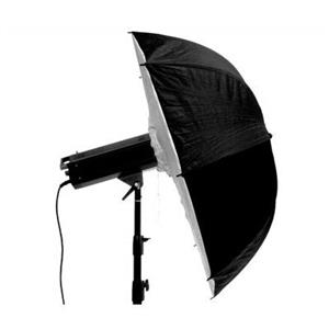 چتر هیزی سفید/مشکی رفلکتور 100 سانتی متر S42 