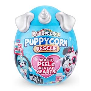 عروسک سورپرایزی Rainbocorns سری Puppycorn Rescue با شاخ بنفش