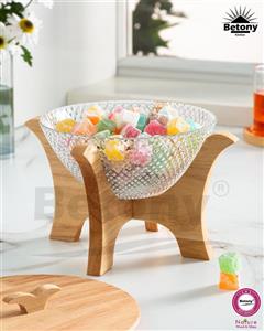 شکلات خوری نوبل پایه چوبی کد 118002 