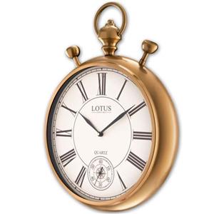 ساعت دیواری عقربه‌ای با نشانگر رومی لوتوس مدل M-20501-CARLA-ANTIQUE