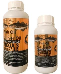 روغن ماهی تایتان امگا3-6-9 500میل